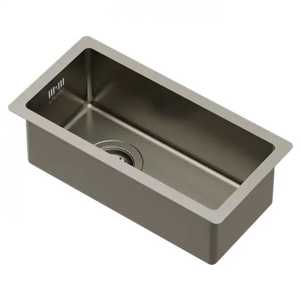 Lavabo Kubus 180 Soft k&oslash;kkenvask - Dark bronze