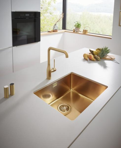 Grohe K700U rustfri stålvask - Børstet Cool sunrise Grohe K700U rustfri stålvask - Børstet Cool sunrise