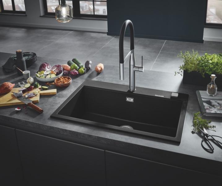 Grohe K700 køkkenvask 80-C - Sort granit Grohe K700 køkkenvask 80-C - Sort granit