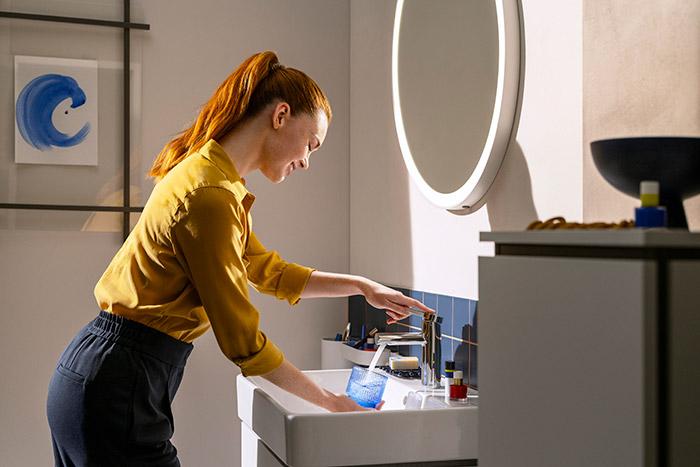 hansgrohe Zesis S håndvaskarmatur 100 CoolStart m/push-open bundventil - Krom