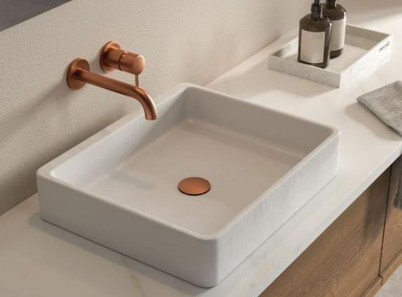 Damixa Osier armatur til indbygning i væg - Børstet kobber Damixa Osier armatur til indbygning i væg - Børstet kobber