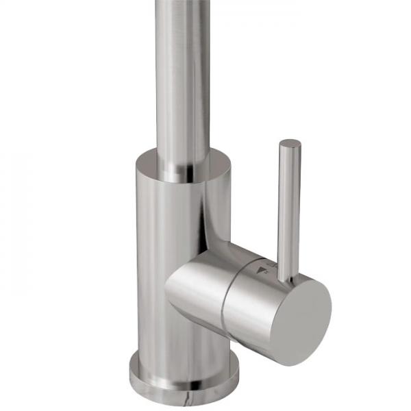 Lavabo Kubus 140 RS Round køkkenarmatur - Rustfrit stål