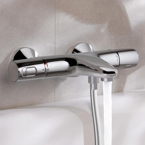 Grohe Precision Trend badekararmatur m/termostat - Krom Grohe Precision Trend badekararmatur m/termostat - Krom