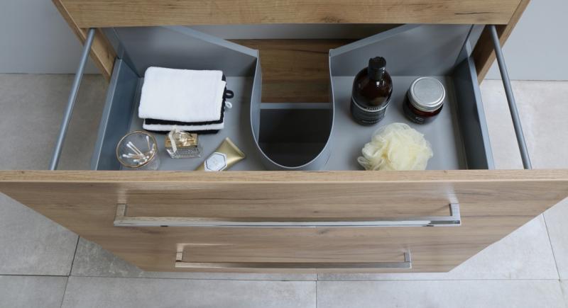 Sanibell Basicline mini møbelsæt 80 m/greb - Whiskey eg Sanibell Basicline mini møbelsæt 80 m/greb - Whiskey eg