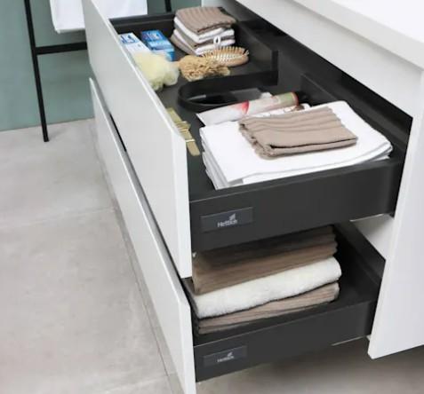 Sanibell Proline møbelsæt 80 m/integrerede greb - Mat hvid Sanibell Proline møbelsæt 80 m/integrerede greb - Mat hvid