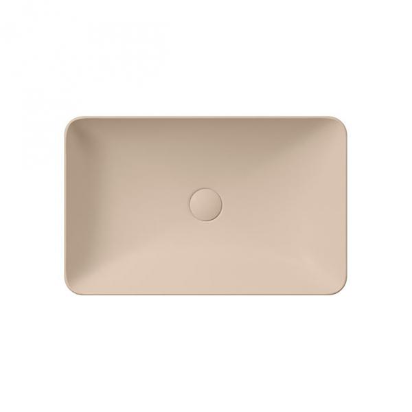 GSI Pura 60 fritstående bowlevask - Firkantet - Uden overløb - Creta GSI Pura 60 fritstående bowlevask - Firkantet - Uden overløb - Creta