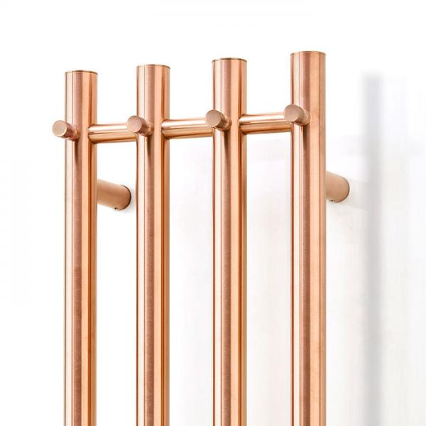 Cassøe Catania håndklædetørrer - 26x142 cm - Børstet kobber Cassøe Catania håndklædetørrer - 26x142 cm - Børstet kobber