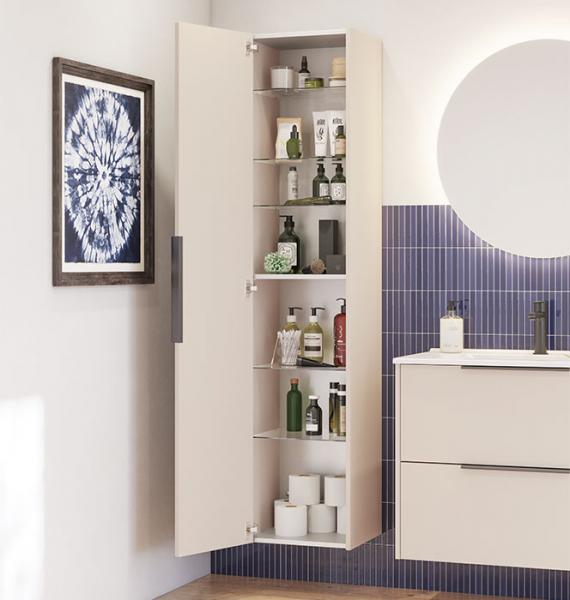 Dansani Mido+ Classic højskab m/1 låge - Mat lyseblå Dansani Mido+ Classic højskab m/1 låge - Mat lyseblå