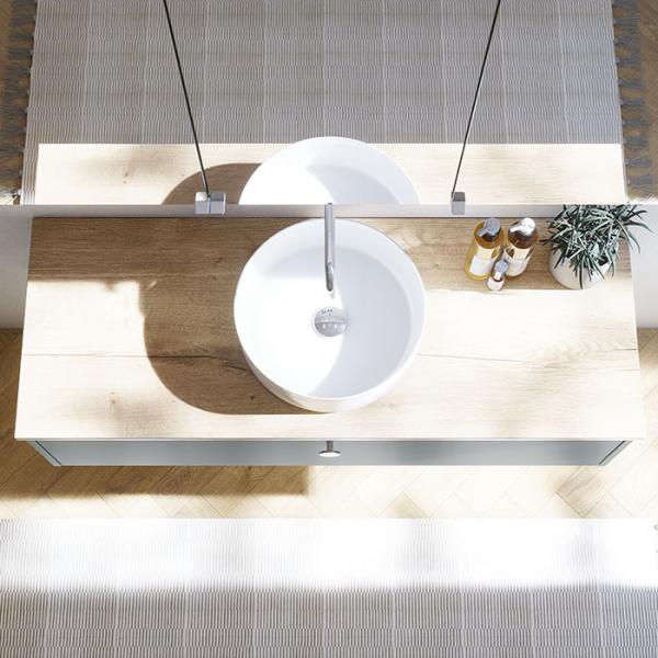 Dansani Luna Classic 120 møbelsæt m/Circle bowlevask og skuffe - Valgfri farve