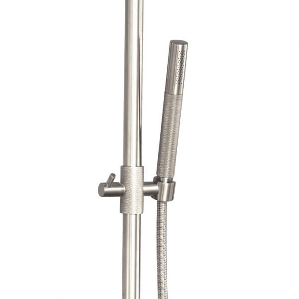 Cassøe Crystal Cut komplet brusesystem - T8 - Børstet stål