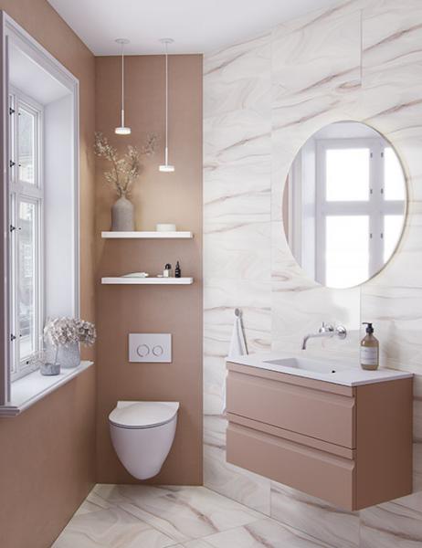 Dansani Luna Urban 80 møbelsæt m/Mini Minore håndvask og skuffer - Valgfri farve Dansani Luna Urban 80 møbelsæt m/Mini Minore håndvask og skuffer - Valgfri farve