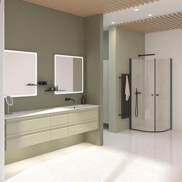 Dansani Luna 200 møbelpakke m/Minore håndvask - Valgfri farve Dansani Luna 200 møbelpakke m/Minore håndvask - Valgfri farve