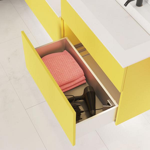 Dansani Luna Urban 160 møbelsæt m/Angular vask og skuffer - Valgfri farve Dansani Luna Urban 160 møbelsæt m/Angular vask og skuffer - Valgfri farve