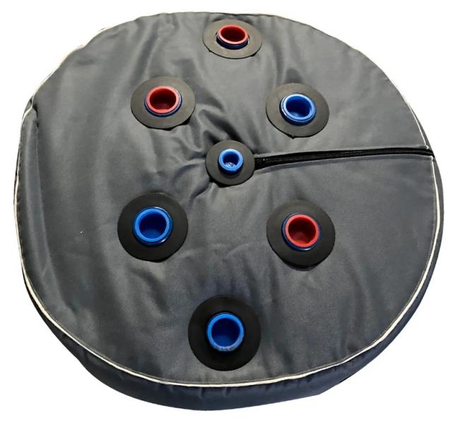 Isoleret akkumuleringstank med sanitetsspiral - 120 liter - Væghængt Isoleret akkumuleringstank med sanitetsspiral - 120 liter - Væghængt