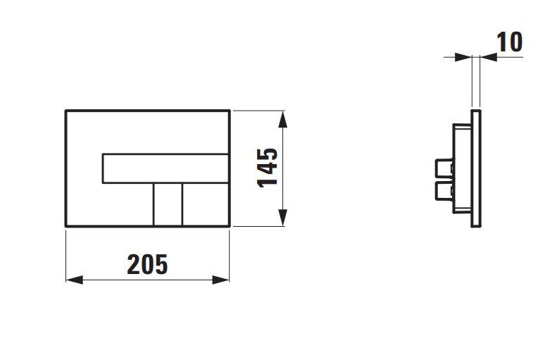 Laufen MEDA rimless toiletpakke inkl. sæde m/softclose, cisterne og hvid betjening