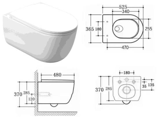 Cassøe Silent rimless mat hvid toiletpakke inkl. sæde m/SoftClose, cisterne og betjening i hvid Cassøe Silent rimless mat hvid toiletpakke inkl. sæde m/SoftClose, cisterne og betjening i hvid