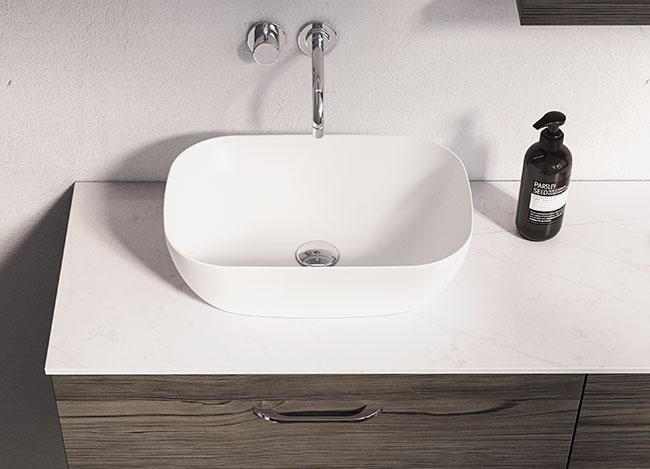 Dansani Stadium 46 fritstående bowlevask - Uden overløb Dansani Stadium 46 fritstående bowlevask - Uden overløb