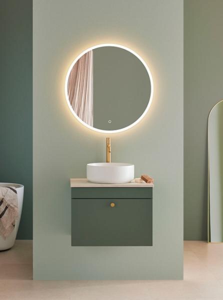 Hafa Haze 60 møbelpakke m/bowlevask - Mat grøn Hafa Haze 60 møbelpakke m/bowlevask - Mat grøn