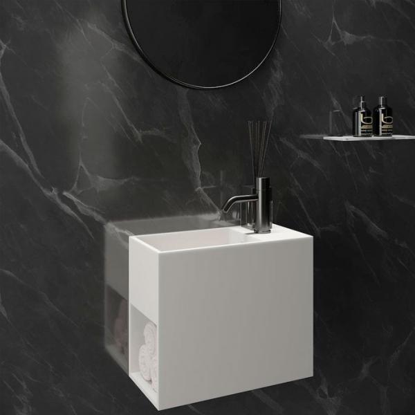 Ideavit Solidwash 45 håndvask t/væg - 1 hanehul