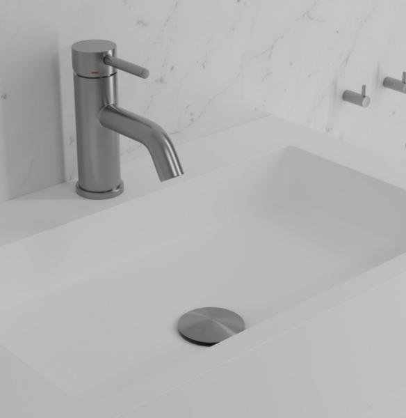 Primy Wave Håndvaskarmatur - Rustfrit Stål Primy Wave Håndvaskarmatur - Rustfrit Stål