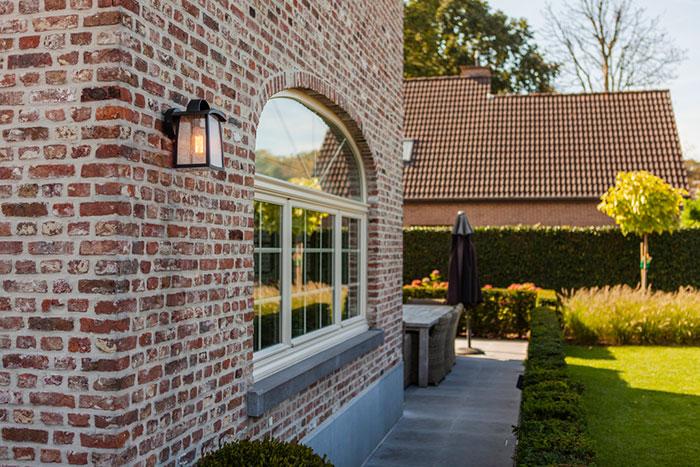 Lutec Tradition Kelsey udendørslampe til væg m/regnglas - Stor - Mat sort