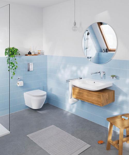 Grohe Euro 2.0 60 håndvask t/væg - Uden hanehul - HyperClean Grohe Euro 2.0 60 håndvask t/væg - Uden hanehul - HyperClean
