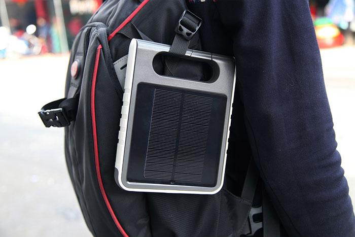 Lutec Padlight Solar udendørslampe m/USB og solceller