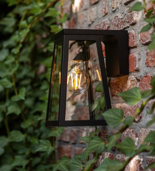 Lutec Solar Fia udendørslampe til væg m/solceller