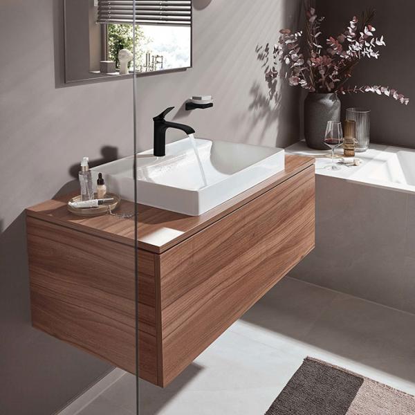 hansgrohe Vivenis 110 håndvaskarmatur u/bundventil - Mat sort