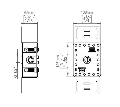 QTOO komplet berøringsfri vandhane t/indbygning i væg - 190 mm - Børstet rustfrit stål QTOO komplet berøringsfri vandhane t/indbygning i væg - 190 mm - Børstet rustfrit stål
