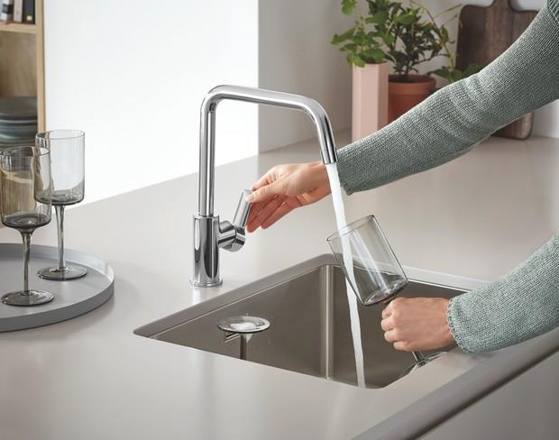 Grohe Start køkkenarmatur m/L-tud - Krom Grohe Start køkkenarmatur m/L-tud - Krom