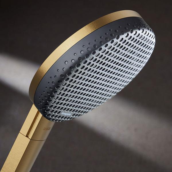 hansgrohe Raindance Alive S Showerpipe 300 2jet m/ShowerSelect Comfort og EcoSmart - Børstet bronze