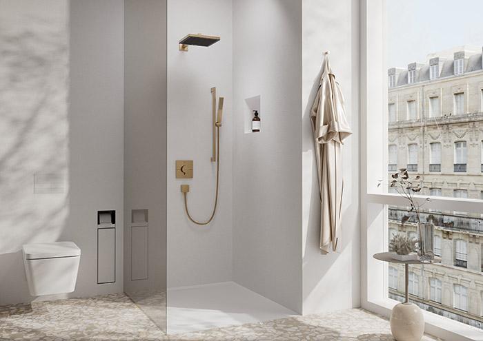 hansgrohe bruserbøjning E 39 cm 1/2" - Børstet bronze