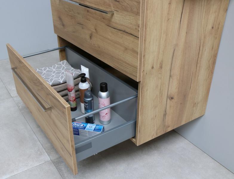 Sanibell Basicline mini møbelsæt 80 m/greb - Whiskey eg Sanibell Basicline mini møbelsæt 80 m/greb - Whiskey eg