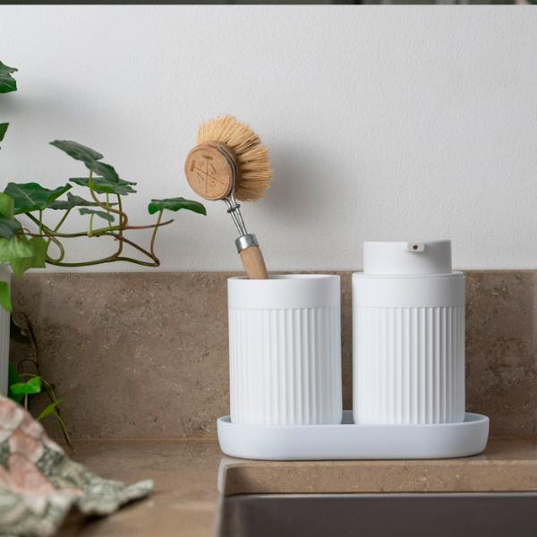 Beslagsboden Wave tandkrus - Mat hvid Beslagsboden Wave tandkrus - Mat hvid