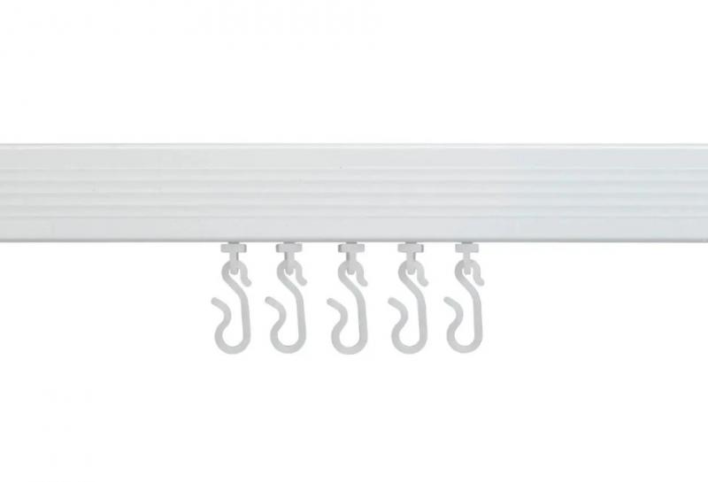 Hefe Bendy forhængsstang - Hvid Hefe Bendy forhængsstang - Hvid