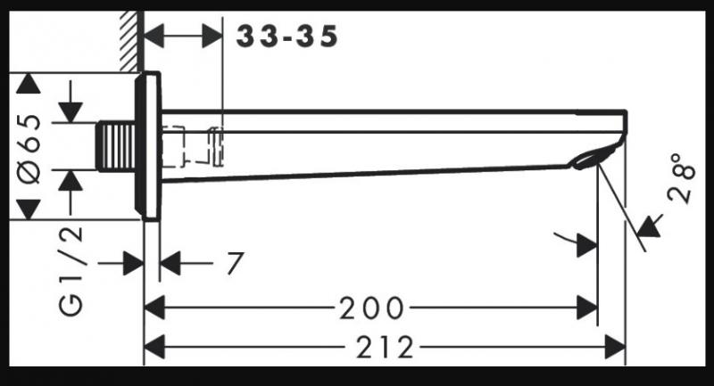Hansgrohe Rebris komplet indbygningspakke til badekar - Mat sort Hansgrohe Rebris komplet indbygningspakke til badekar - Mat sort