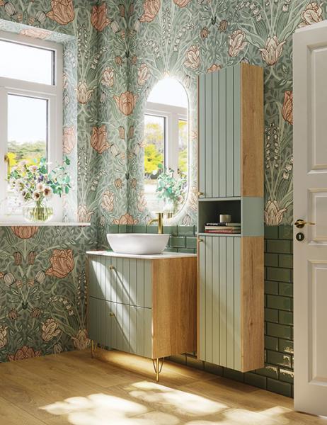 Dansani Luna Vintage 80 møbelsæt m/Stadium vask og riller - Natur eg/valgfri farve Dansani Luna Vintage 80 møbelsæt m/Stadium vask og riller - Natur eg/valgfri farve