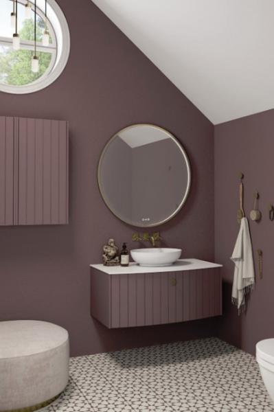 Dansani YOU Moon 90 rundt spejl m/lysstyring - Matsort Dansani YOU Moon 90 rundt spejl m/lysstyring - Matsort