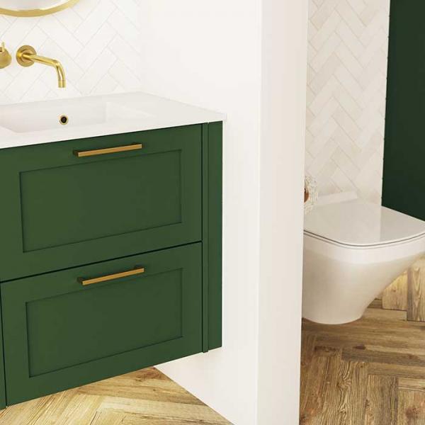 Dansani Luna Classic 180 møbelsæt m/Minore vask og rammefronter - Valgfri farve Dansani Luna Classic 180 møbelsæt m/Minore vask og rammefronter - Valgfri farve