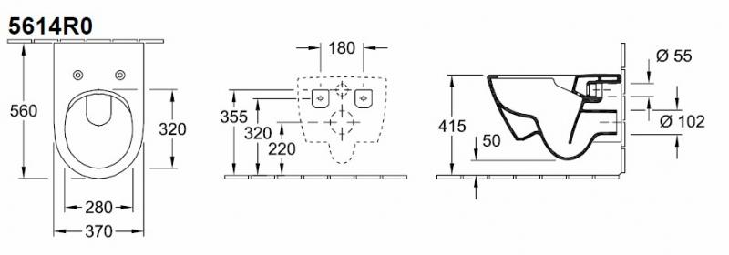 Villeroy & Boch 2.0 RIMless og C+ toiletpakke inkl. sæde m/soft-close, lav cisterne og krom betjening Villeroy & Boch 2.0 RIMless og C+ toiletpakke inkl. sæde m/soft-close, lav cisterne og krom betjening