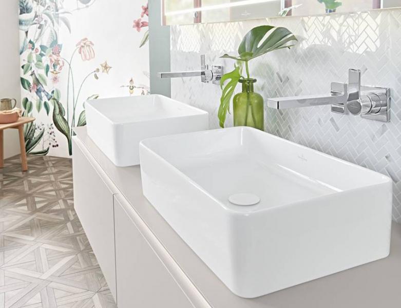 V&B Collaro 56 fritstående bowlevask - Uden overløb V&B Collaro 56 fritstående bowlevask - Uden overløb