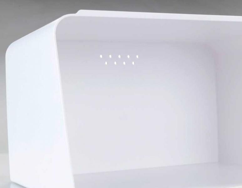 Wenko Kubo brødkasse m/tabletholder - Bambus/hvid Wenko Kubo brødkasse m/tabletholder - Bambus/hvid