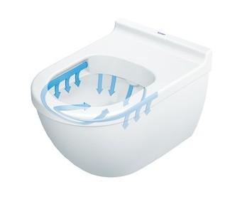 Duravit Starck 3 Rimless væghængt toilet m/wondergliss Duravit Starck 3 Rimless væghængt toilet m/wondergliss