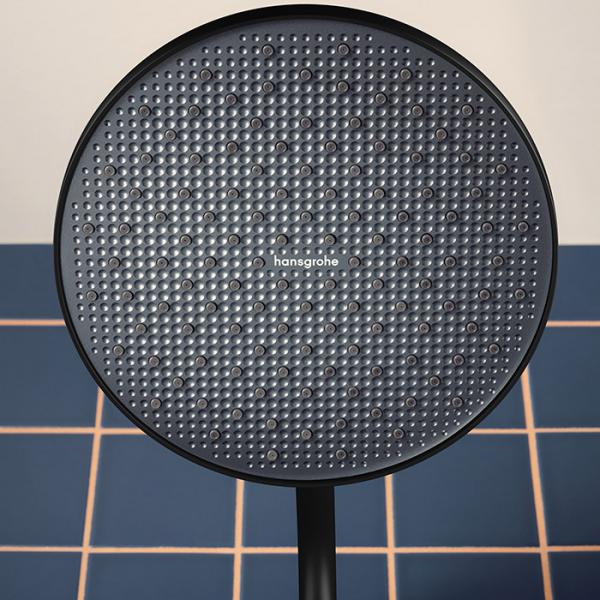 hansgrohe Activera S 240 showerpipe 1jet m/Ecosmart+ og Ecostat Fine Varia - Mat sort