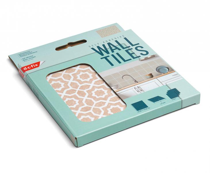 D-C-fix selvklæbende fliser til væg - Lina beige D-C-fix selvklæbende fliser til væg - Lina beige