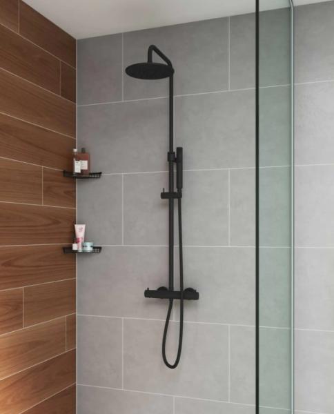 Lavabo Argo komplet brusesæt - Mat sort