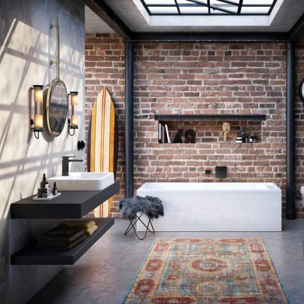 V&B Architectura 55 håndvask t/nedfældning - 1/3 hanehuller V&B Architectura 55 håndvask t/nedfældning - 1/3 hanehuller