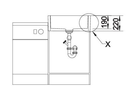 Blanco Panor 60 køkkenvask i porcelæn - Krystalhvid Blanco Panor 60 køkkenvask i porcelæn - Krystalhvid