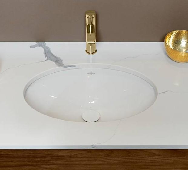 Villeroy & Boch Evana 50 håndvask t/underlimning - Med overløb Villeroy & Boch Evana 50 håndvask t/underlimning - Med overløb